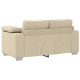 Kétfős pad krém 120 cm szövet