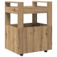 Konyhai trolly mesteri tölgy 60x45x80 cm mérnöki fa