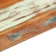 Négyszögű tömör újrahasznosított fa asztallap 60x120cm 15-16 mm
