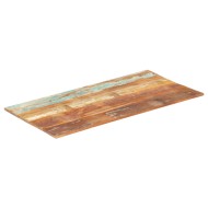 Négyszögű tömör újrahasznosított fa asztallap 60x140cm 15-16 mm