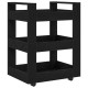 Konyhai kocsi fekete tölgy 60x45x80 cm összeszerelt fa Konyhai kocsi fekete tölgy 60x45x80 cm összeszerelt fa