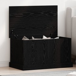 Tároló doboz fekete tölgy 70x40x38 cm műgyanta