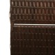 Szobai elválasztó 4 paneles összecsukható barna 195x180 cm poli rattan