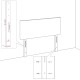 Fejtámla kristály gombbal tűzött rózsaszín 90 cm bársony, fejtámla kristály gombbal tűzött rózsaszín 180 cm bársony