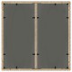 2 db bézs polirattan 90 x 90 x 75 cm uv-álló anyagok