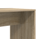 Asztal polcokkal tárolóval sonoma tölgy 138.5 x 55 x 143 cm faanyag