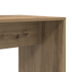 Asztal polcokkal tárolóval kézműves tölgy 138.5 x 55 x 143 cm faanyag Asztal polcokkal tárolóval kézműves tölgy 138.5 x 55 x 143 cm faanyag