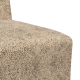 Fotel párnával 2 pcs világosszürke 55 cm műbőr velúr Fotel párnával 2 pcs világosszürke 55 cm műbőr velúr