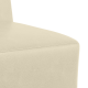Kanapék székek 3 pcs krém 55 x 74 x 82 cm műbőr Kanapék székek 3 pcs krém 55 x 74 x 82 cm műbőr