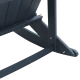 Tengerészkék adirondack hintaszék 73.5x92x90 cm hdpe