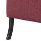 Magas háttámlású kanapé burgundi vörös 109x56x121 cm szövet Magas háttámlású kanapé burgundi vörös 109x56x121 cm szövet