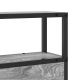 Tároló fejtámla fejtámlával tárolóval szürke sonoma 80 cm faanyag
