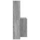 Asztal polcokkal tárolóval szürke sonoma 138.5 x 55 x 143 cm faanyag Asztal polcokkal tárolóval szürke sonoma 138.5 x 55 x 143 cm faanyag