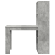 Asztal beton szürke 122 x 67 x 145 cm műgyanta és forgácslap Asztal beton szürke 122 x 67 x 145 cm műgyanta és forgácslap