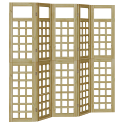 Kültéri adatvédelmi képernyő 5 pcs barna 200 x 180 cm