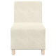 Kanapék székek 2 pcs krém 55 x 74 x 82 cm bársony Kanapék székek 2 pcs krém 55 x 74 x 82 cm bársony