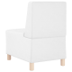 Kanapék székek 2 pcs fehér 55 x 74 x 82 cm műbőr Kanapék székek 2 pcs fehér 55 x 74 x 82 cm műbőr