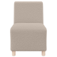 Sofa chiar 2 pcs világosszürke 55 x 74 x 82 cm bársony anyag Sofa chiar 2 pcs világosszürke 55 x 74 x 82 cm bársony anyag