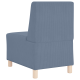 Sofa chiar 3 pcs kék 55 x 74 x 82 cm bársony anyag Sofa chiar 3 pcs kék 55 x 74 x 82 cm bársony anyag