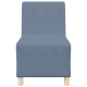 Sofa chiar 3 pcs kék 55 x 74 x 82 cm bársony anyag Sofa chiar 3 pcs kék 55 x 74 x 82 cm bársony anyag