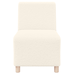 Sofa chiar 3 pcs krém 55 x 74 x 82 cm bársony anyag