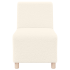 Sofa chiar 3 pcs krém 55 x 74 x 82 cm bársony anyag