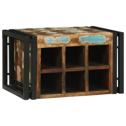 Borpolc 46x35x27.5 cm tömör újrahasznosított fa