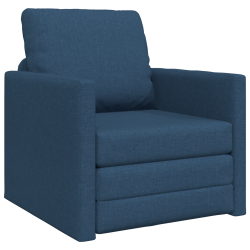 Pad sofa ágy 2-in-1 kék 74x77x81 cm szövet