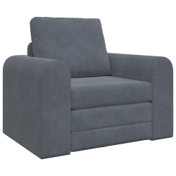 Földi sofa bed 2 az 1-ben sötétszürke 98x71x83 cm bútor