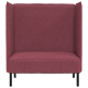 Magas háttámlású kanapé burgundi vörös 109x56x121 cm szövet Magas háttámlású kanapé burgundi vörös 109x56x121 cm szövet