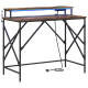 Asztal füstölt tölgy 100 x 50 x 86.5 cm faanyag Asztal füstölt tölgy 100 x 50 x 86.5 cm faanyag