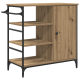 Konyhai kocsi tömör tölgy 87.5x38.5x84.5 cm szerelt fa Konyhai kocsi tömör tölgy 87.5x38.5x84.5 cm szerelt fa