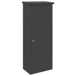 Csomagzáró doboz fekete 44.5 x 29 x 110.5 cm acél