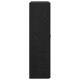 Irodai szekrény polcokkal tárolóval ajtóval musta tammi 60 x 32 x 115 cm faanyag