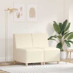 Sofa chiar 2 pcs krém 55 x 74 x 82 cm bársony anyag