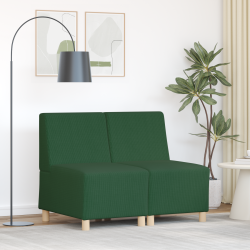 Sofa chiar 2 pcs zsungel zöld 55 x 74 x 82 cm bársony anyag