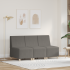Sofa chiar 3 pcs világosszürke 55 x 74 x 82 cm bársony anyag