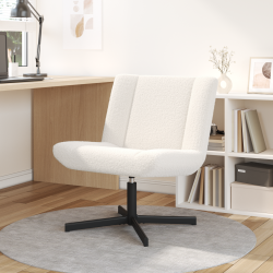 Akcentus szék krém szövet közepes ergonomikus akcentus szék