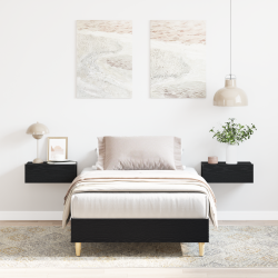 90x200 cm-es fekete tölgy műanyag ágykeret