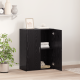 Iroda szekrény fekete tölgy 60x32x77.5 cm szerelt fa