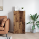 Irodai szekrény polcokkal tárolóval ajtóval öreg fa 60 x 32 x 115 cm faanyag