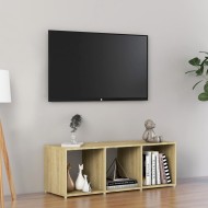 Sonoma-tölgy színű forgácslap tv-szekrény 107 x 35 x 37 cm