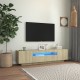 Sonoma-tölgy színű tv-szekrény led-lámpákkal 160 x 35 x 40 cm Sonoma-tölgy színű tv-szekrény led-lámpákkal 160 x 35 x 40 cm