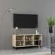 Sonoma-tölgyszínű tv-szekrény tömör falábakkal 103,5x30x50 cm Sonoma-tölgyszínű tv-szekrény tömör falábakkal 103,5x30x50 cm
