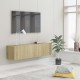 Sonomatölgy színű forgácslap tv-szekrény 120 x 30 x 30 cm Sonomatölgy színű forgácslap tv-szekrény 120 x 30 x 30 cm