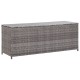 Szürke polyrattan kerti tárolóláda 120 x 50 x 60 cm Szürke polyrattan kerti tárolóláda 120 x 50 x 60 cm
