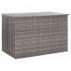 Szürke polyrattan kerti tárolóláda 150 x 100 x 100 cm Szürke polyrattan kerti tárolóláda 150 x 100 x 100 cm