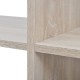 Tölgyszínű lépcsős polc 142 cm