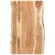 Tömör akácfa asztallap 100 x (50-60) x 3,8 cm Tömör akácfa asztallap 100 x (50-60) x 3,8 cm