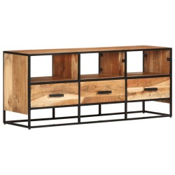 Tömör akácfa tv-szekrény 110 x 30 x 45 cm